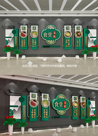 学校食堂 文化墙