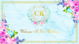 大理石鲜花主题婚礼婚庆