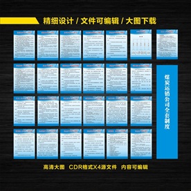 煤炭运销公司全套制度