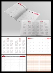 2021年历月历12个月模版