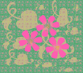 花草布纹