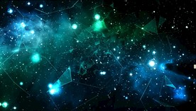 梦幻星云背景