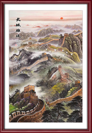 竖幅国画