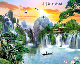 山水风景画