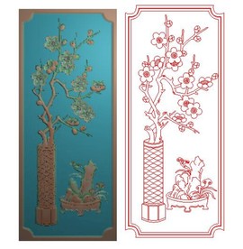 梅花精雕图