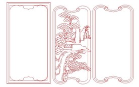 山水精雕图