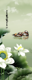 鸳鸯戏水