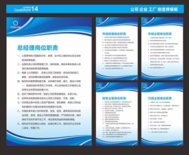 企业制度牌