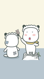 小米豆微信表情手机壁纸