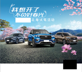 试驾活动海报