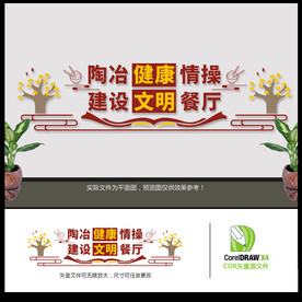 食堂文化墙