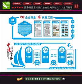 中国建筑形象墙