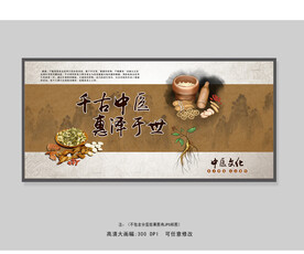 药店背景展板设计