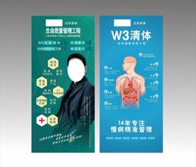 清体生命质量管理工程海报