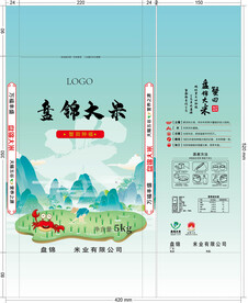 分层图 盘锦米包装