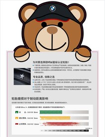 卡通熊异形KT板