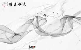 爵士白现代背景墙tif分层文件