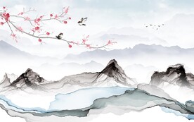 高清 现代山水 tif分层文件