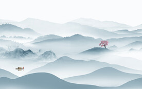 高清 现代山水 tif分层文件
