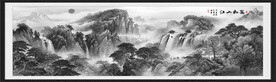 水墨山水画