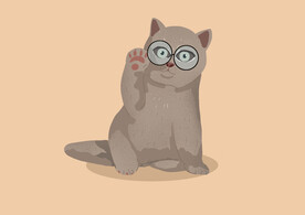 小猫咪插画