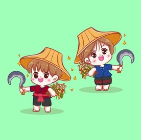 卡通农民