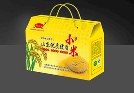 小米盒子 黄小米手提盒