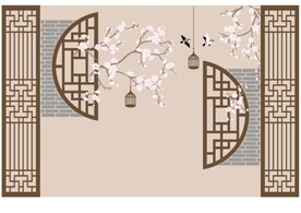 梅 鸟笼 通花