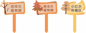 植物插牌