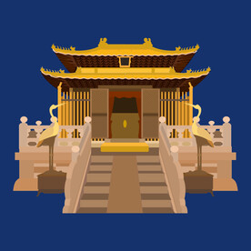 武当金顶手绘