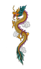 彩色龙