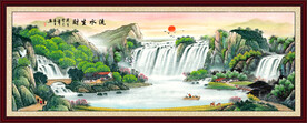 聚宝盆国画