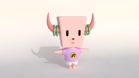 卡通3D小牛
