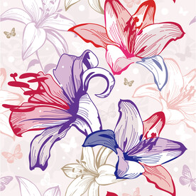 手绘花纹