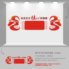 核心价值观文化墙