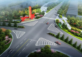 道路效果图 