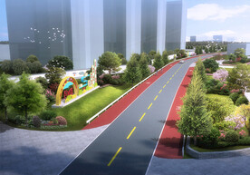 道路效果图
