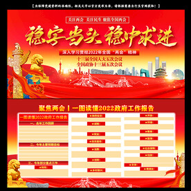 两会海报