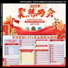 两会展板