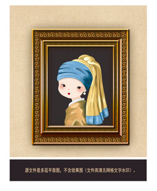 可爱名画