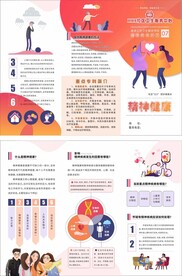 精神健康三折页
