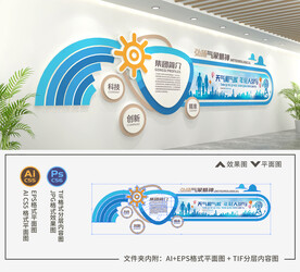 气象局文化墙