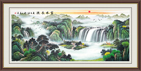 山水国画 