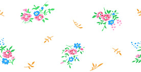 数码碎花花卉