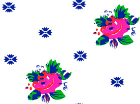 数码花卉碎花