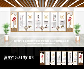 精气神中医科室医院文化墙