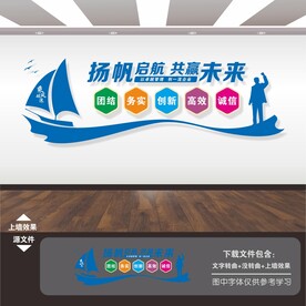 企业励志标语文化墙