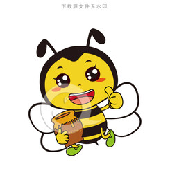 Q版卡通小蜜蜂
