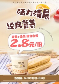 早餐海报