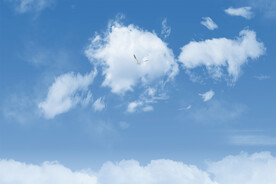 蓝色的天空